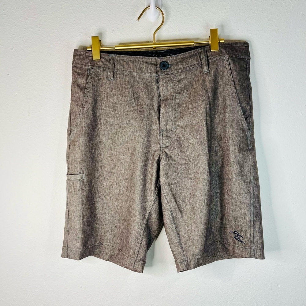 Hybrid Collection Men’s Casual Shorts Brown Lightweight Outdoor Style Size 30